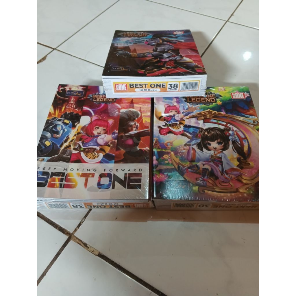 

Buku Tulis Cover Mobile Legend 38 Lembar 1pak (10pcs), Buku sekolah KWARTO Viral ML Termurah