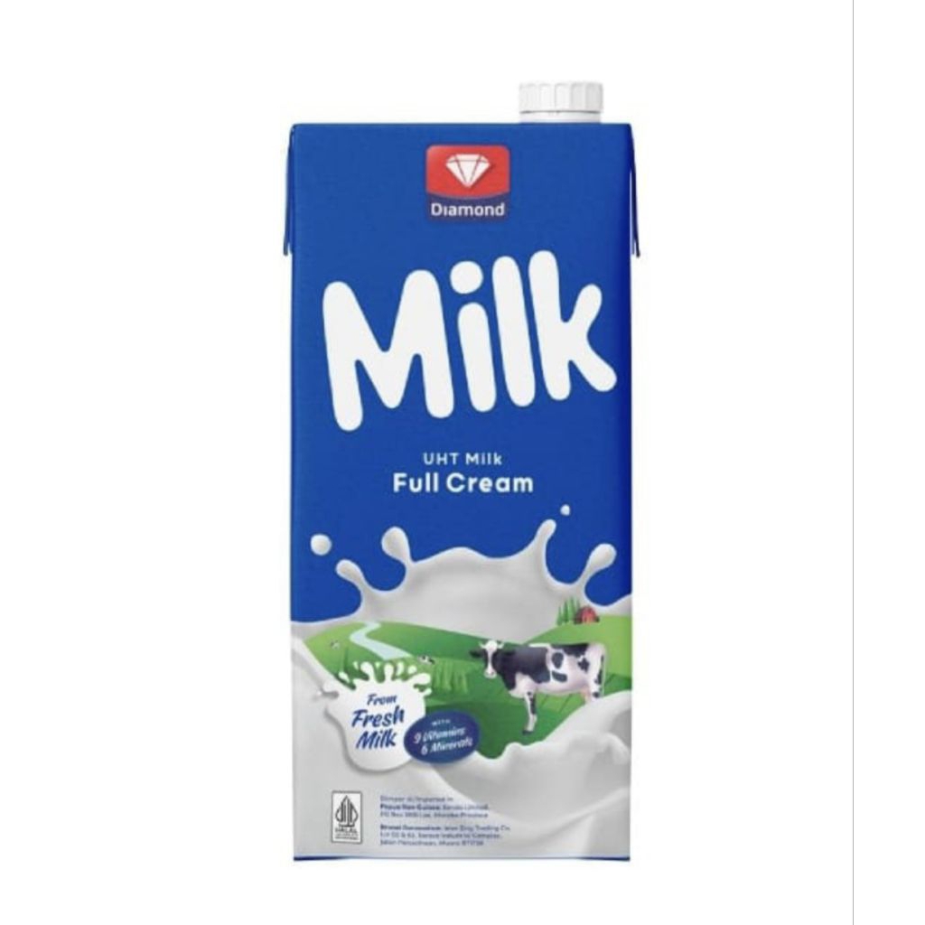 

Susu UHT Diamond Full Cream 1 Liter 1 dus