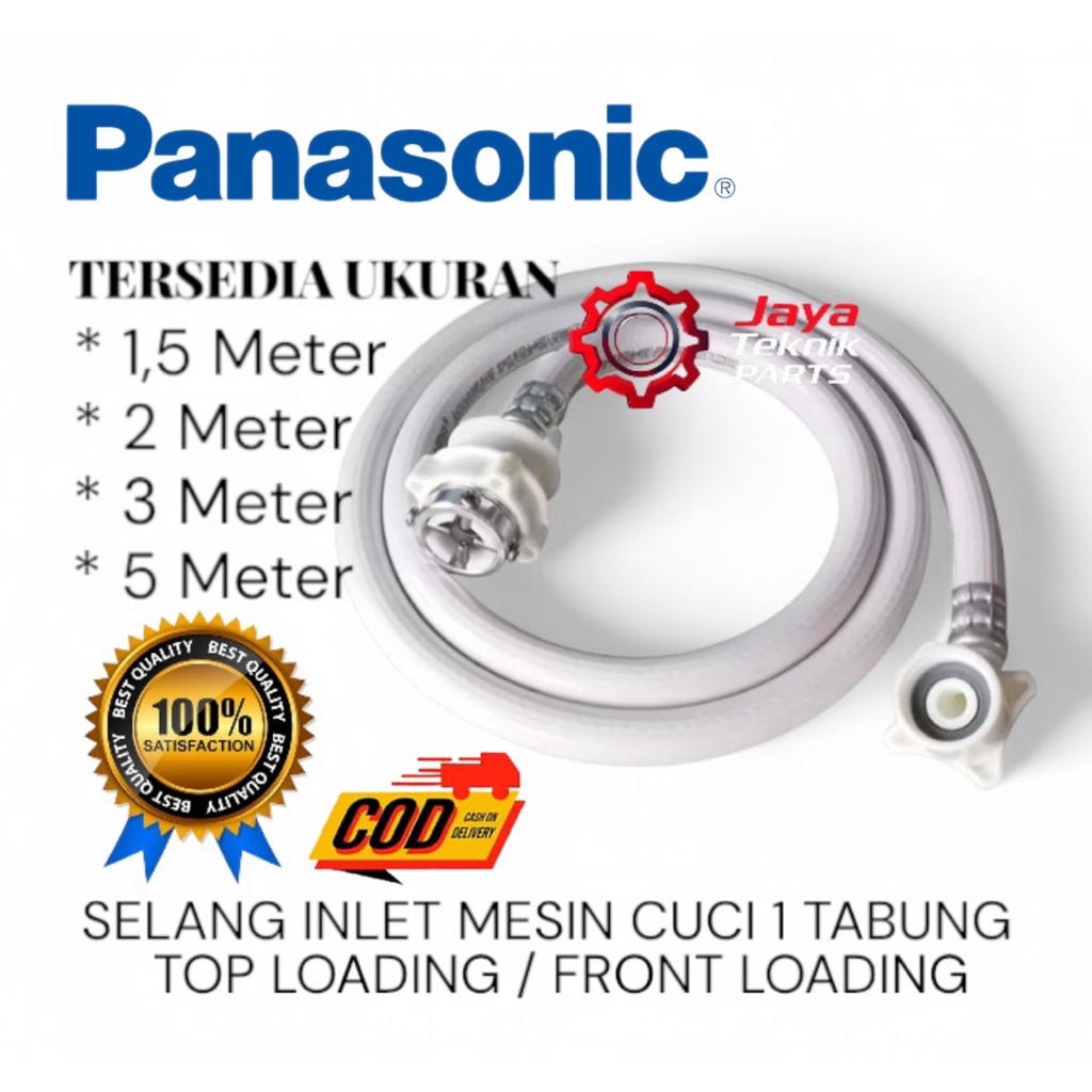 Selang Water Inlet Mesin Cuci PANASONIC 1 Tabung / Selang Inlet Mesin Cuci Top Loading / Front Loadi