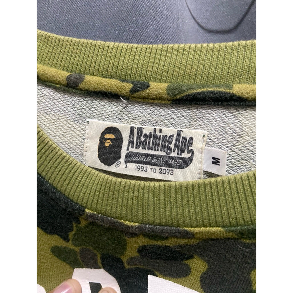 Crewneck BAPE Original Second – Kondisi MULUS Seperti Baru
