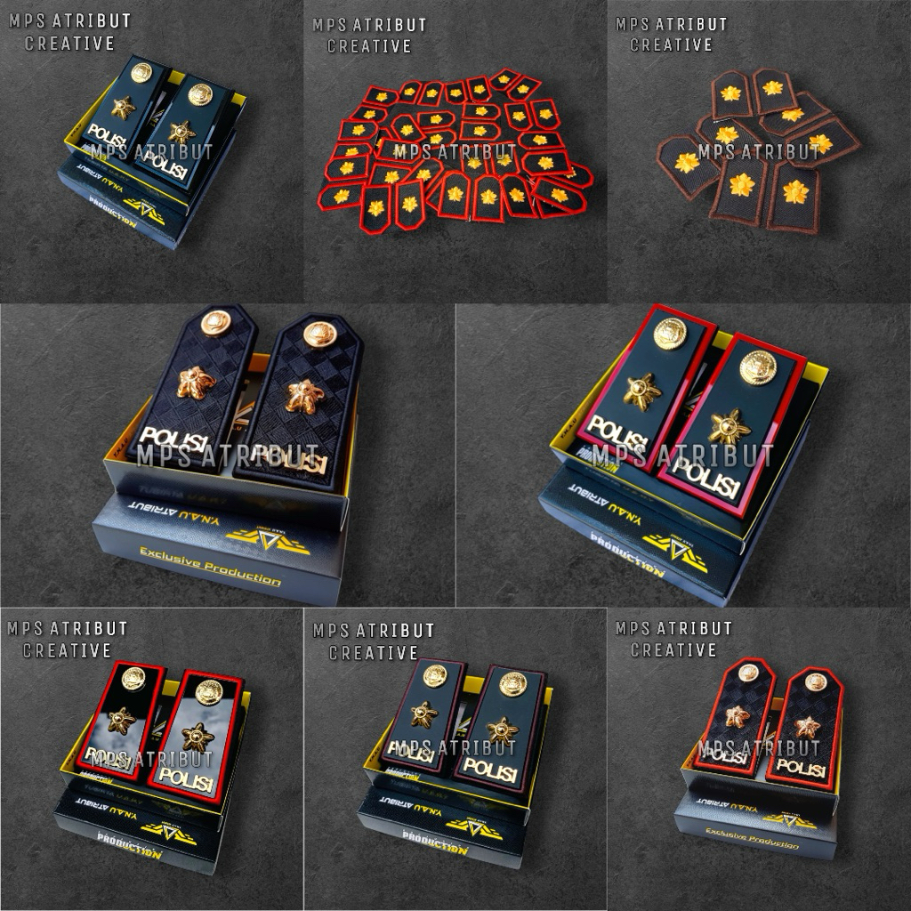 PANGKAT KOMPOL POLRI FULL MIKA EXCLUSIVE / PANGKAT UPACARA PDU KOMPOL POLRI EXCLUSIVE / PANGKAT PDL 