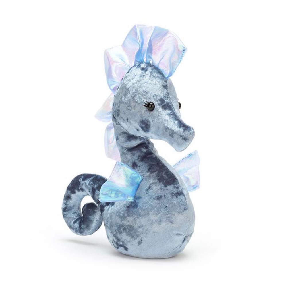 Jellycat coral cuties blue seahorse RARE