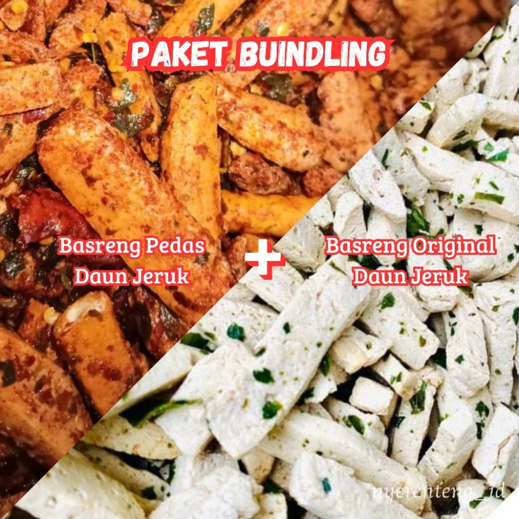 

PAKET BASRENG PEDAS 500GR DAN BASRENG ORIGINAL 500GR