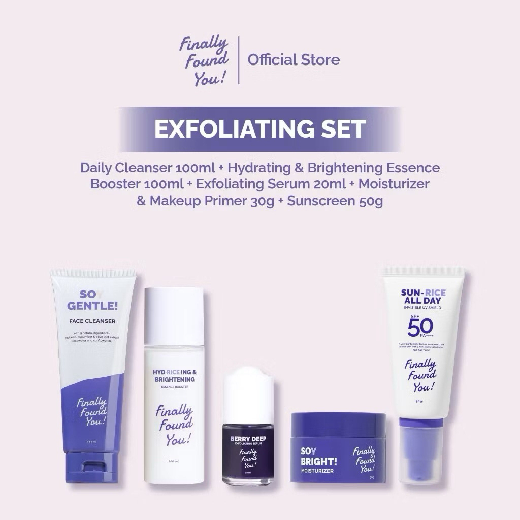 Finally Found You Soy Bright Moisturizer - Primer Makeup dan Gel Pelembab Krim Siang & Malam