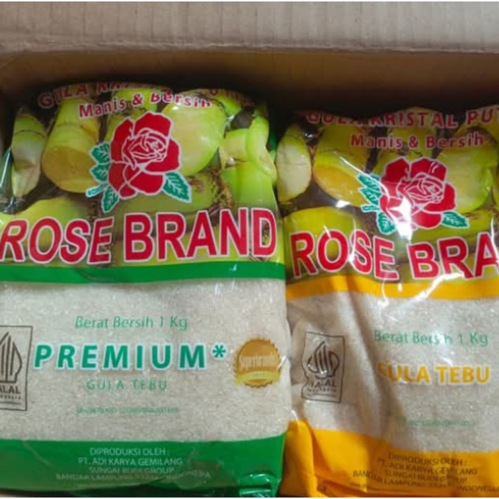 

Gula Rose Brand/Gula Kristal Premium/Gula Pasir/1 Kg.