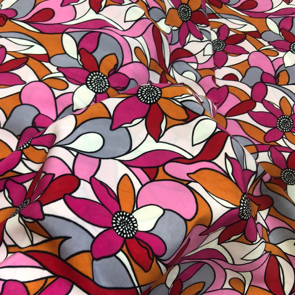 kain maxmara motif bunga - kain maxmara motif premium bt