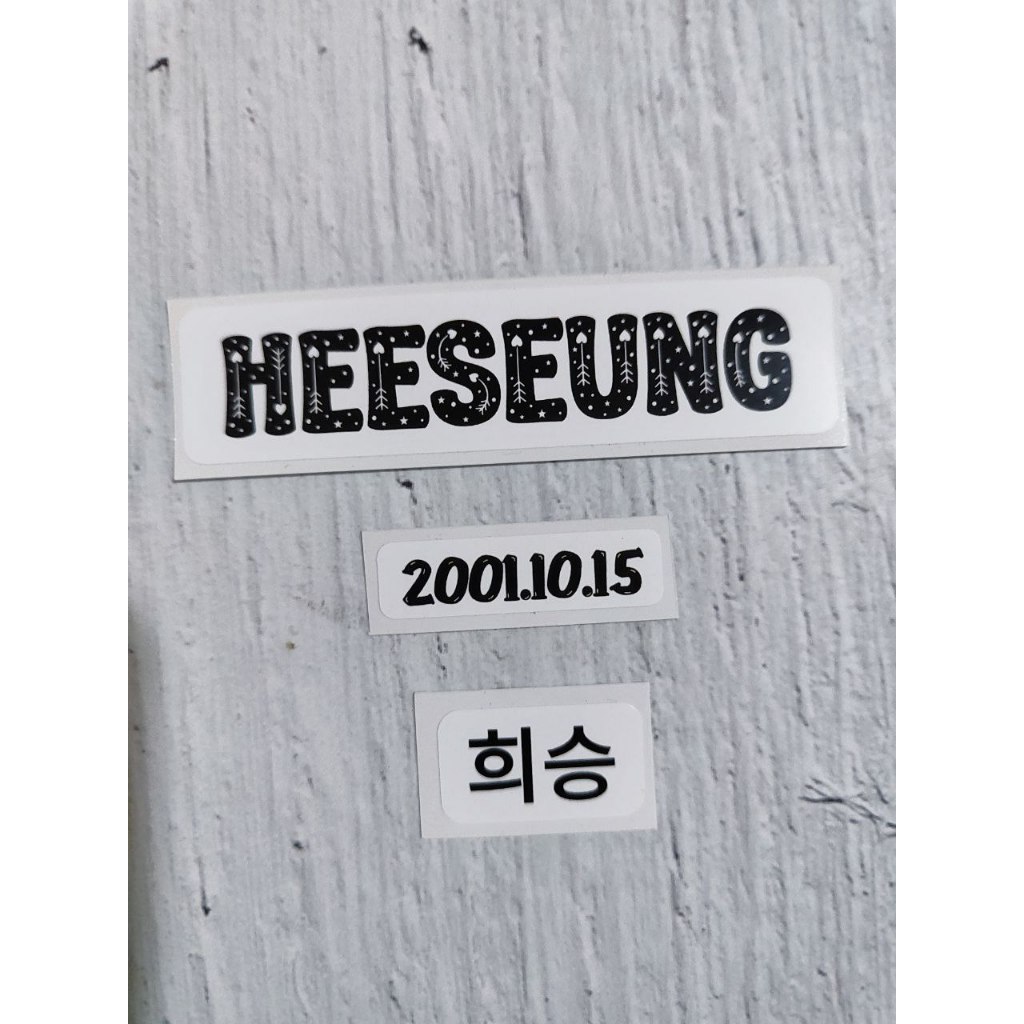 

ENHYPEN - Sticker Nama & Hangul Member (Satuan)