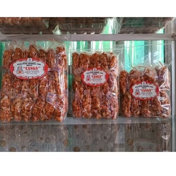 

keripik sambal sibolga CANGA 1 pak isi 15 bungkus kecil