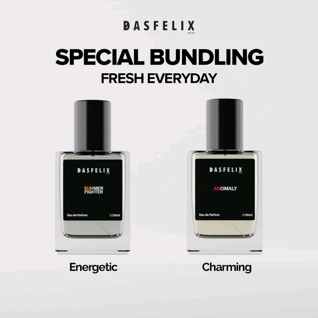 [Special Bundling] Dasfelix Summer Fighter & Anomaly  Eau De Parfum Pria