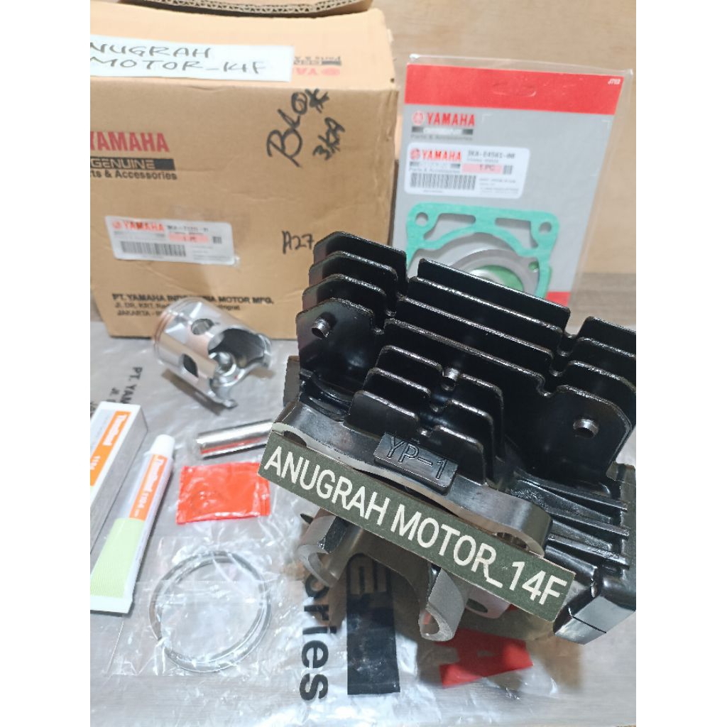 Blok Seher Komplit+Topset+Lem Yamaha RX KING Rx King 135cc 2-Tak Kode Part 3KA YP-1 Ori Thailand