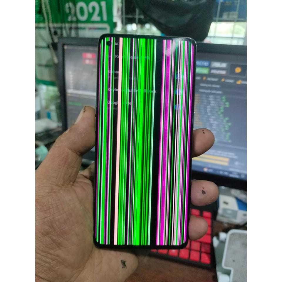 Repair LCD greenline blank greenscreen samsung iphone