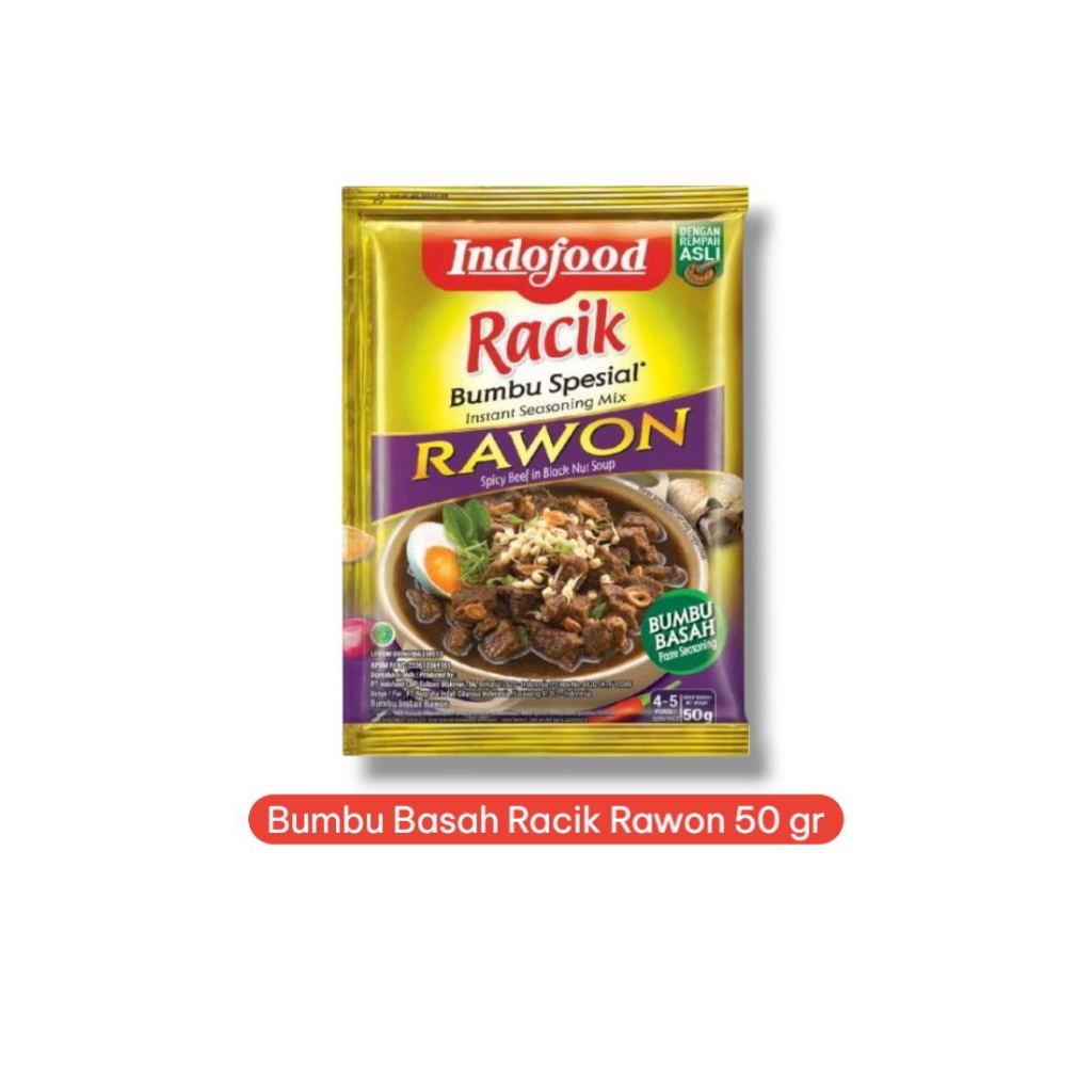 

Bumbu Racik Rawon Basah 50gr – Bumbu Instan Praktis, Rasa Otentik Khas Jawa Timur