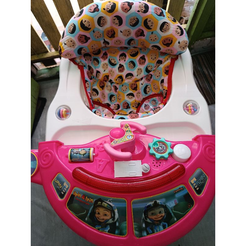 (FREE BUBLE WARP) BABY WALKER FAMILY UPIN IPIN