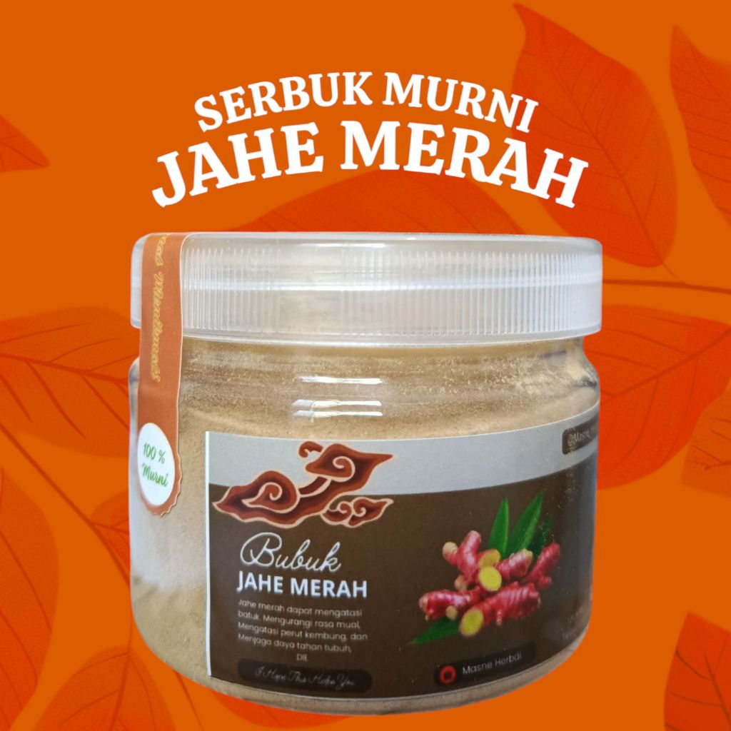 

Bubuk jahe merah 150 gr / Jahe merah murni 100%
