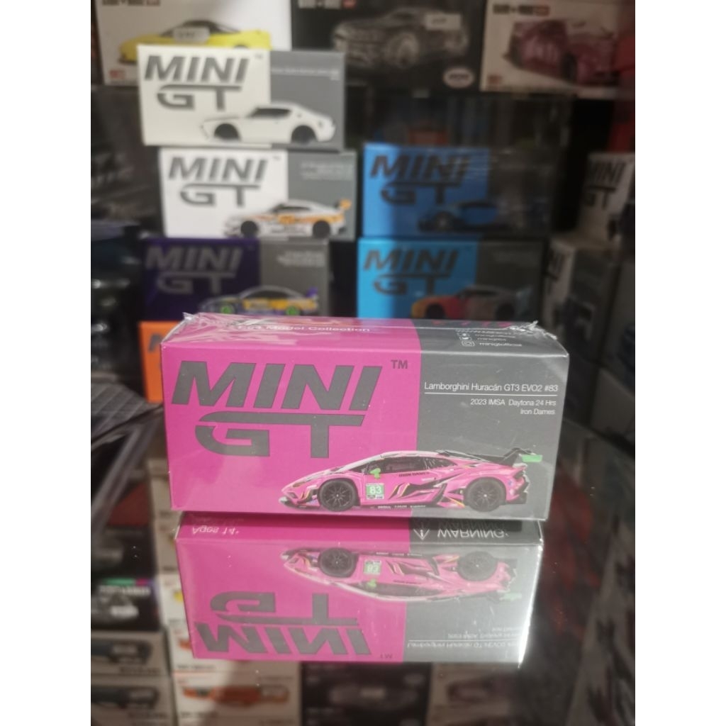 mini gt lamborghini huracan gt3 evo2 box pink