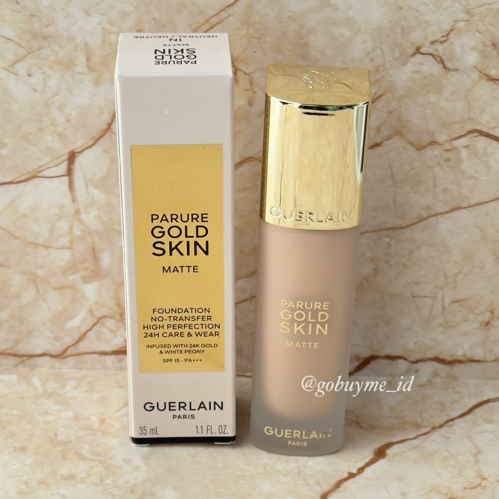 New - Guerlain Parure Gold Skin Foundation Matte 1N