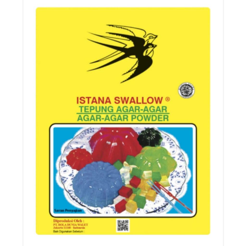 

Agar-Agar Swallow Plain 7gr