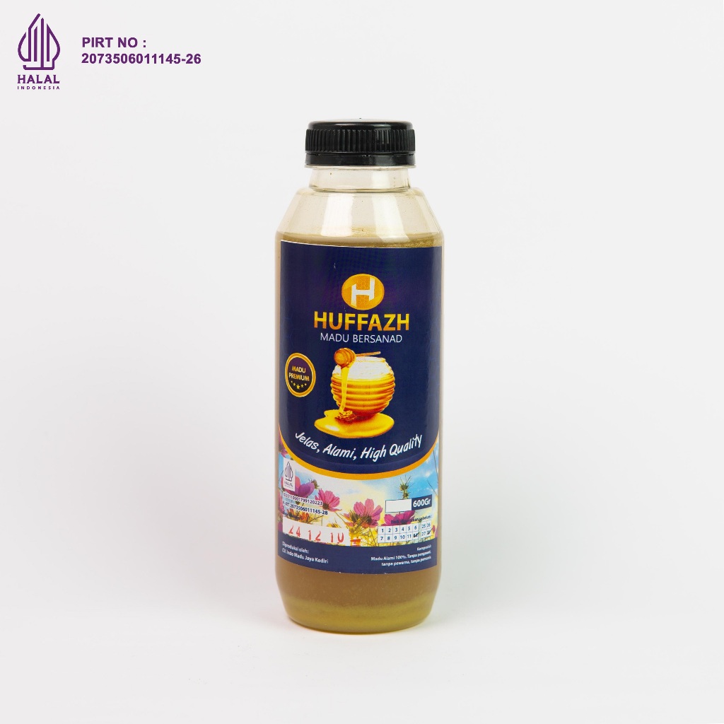 

Madu Asli Murni 600ml Huffazh Bersanad All Varian - 100% Murni Asli Raw Natural Honey