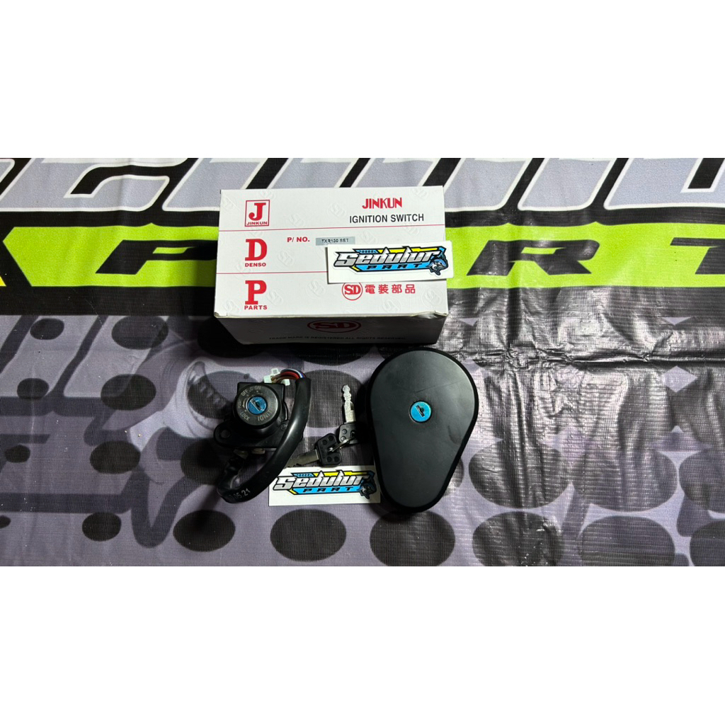 Kunci kontak set tangki. Main switch fuel tank lock Suzuki RGR TXR 150 Import malaysia