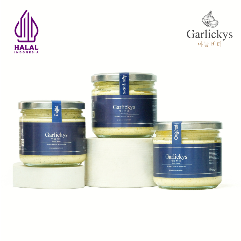 

GARLICKYS Butter Herb Premium MPASI Berkualitas Olesan Halal Garlic Truffle