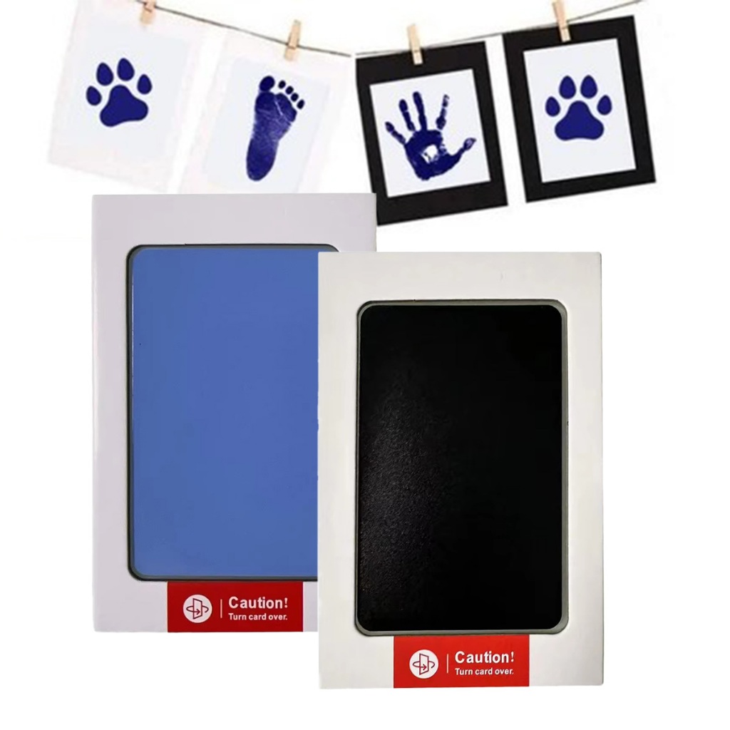 

Tinta cap stempel Baby Handprint Footprint Ink Pad Cap Tangan Kaki Bayi Bantalan Tinta Cap Telapak No Mess