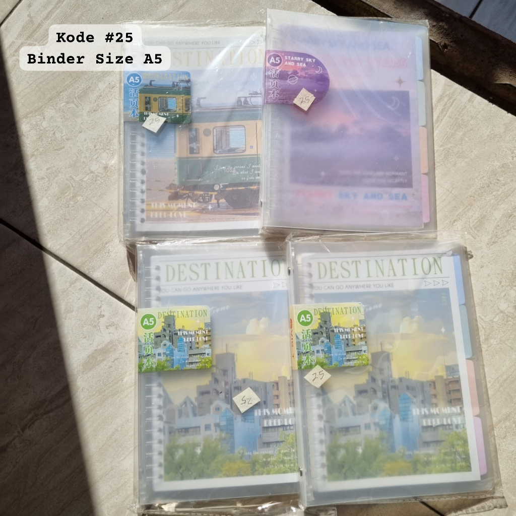 

BINDER SIZE A5 EASTHATIC FREE ISI PAKET BINDER LENGKAP