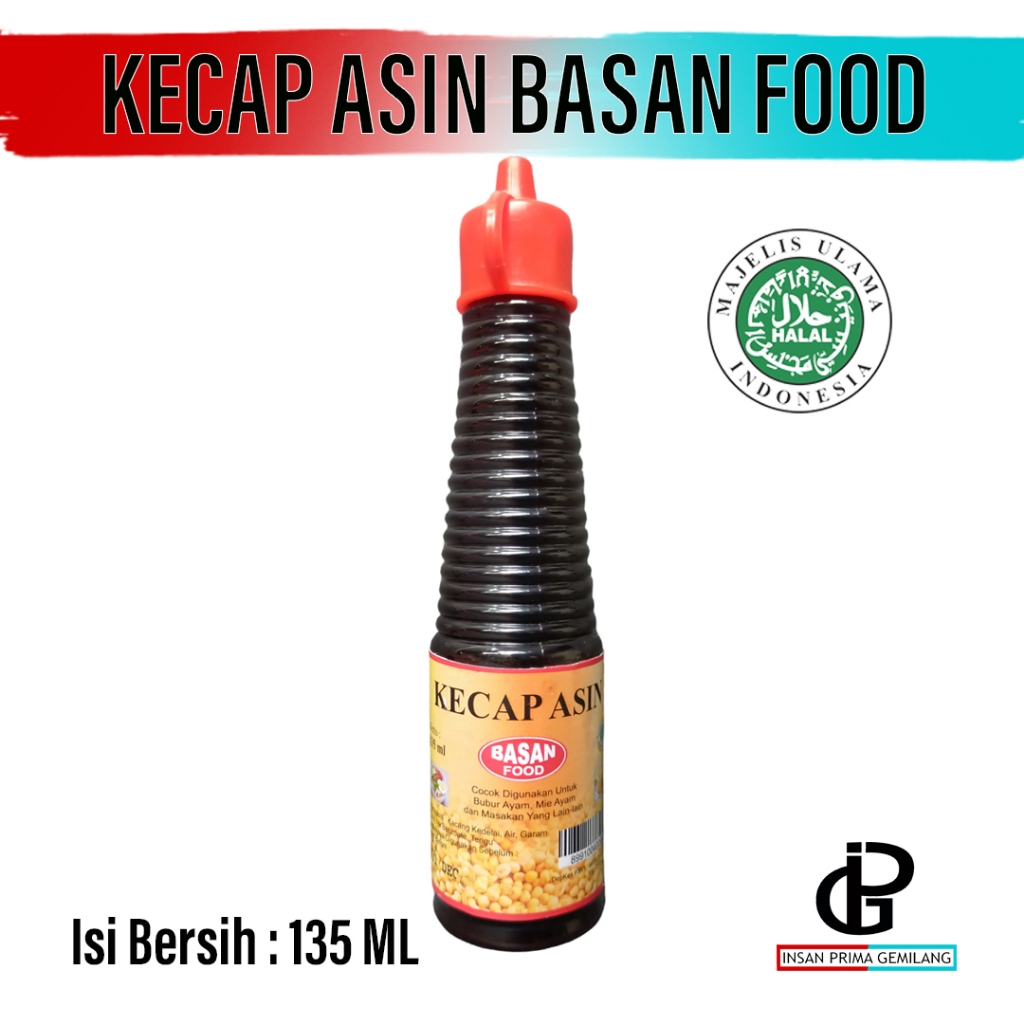 

Kecap Asin Basan Food 135 ml