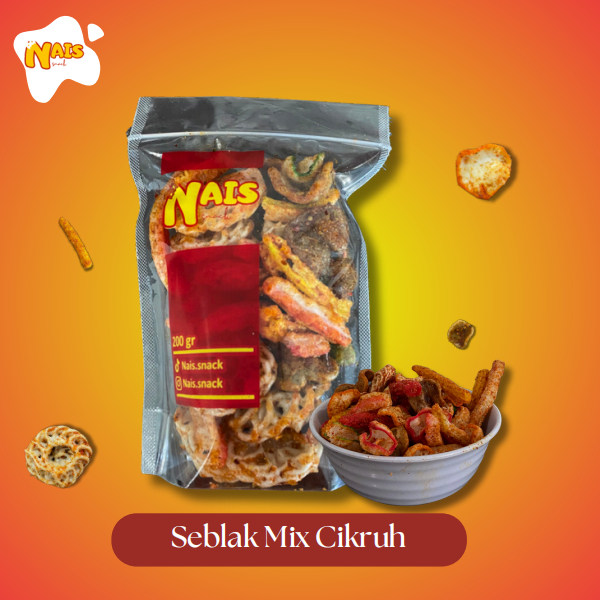 

Nais Snack - Seblak Mix Premium Cikruh 200gr