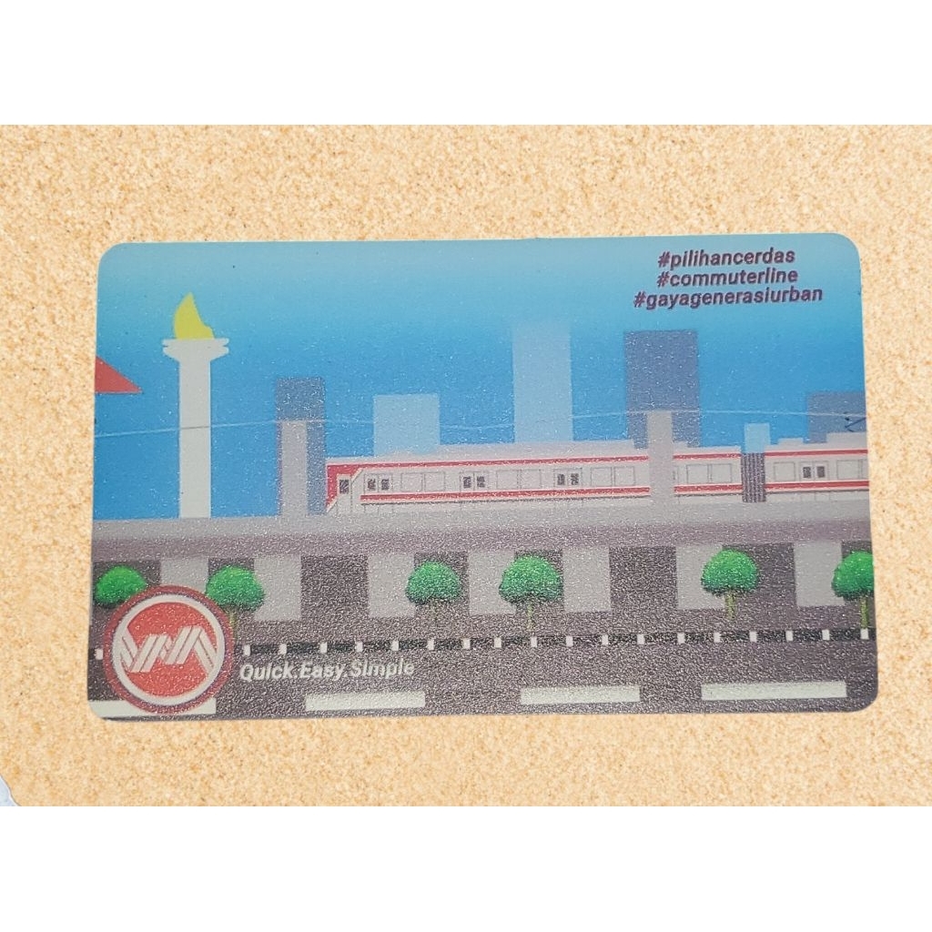 kartu KMT Commuterline edisi rangkaian KRL