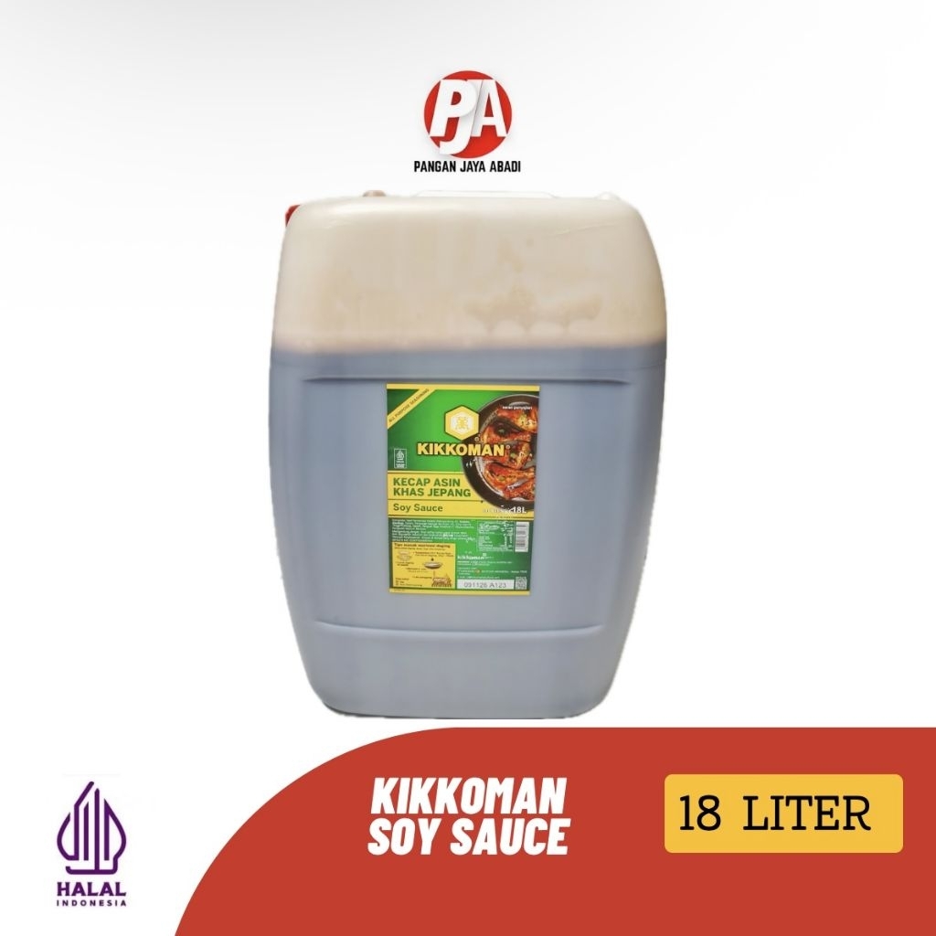 

KARGO Kikkoman Soy Sauce Halal 18 Liter Kecap Asin Jepang