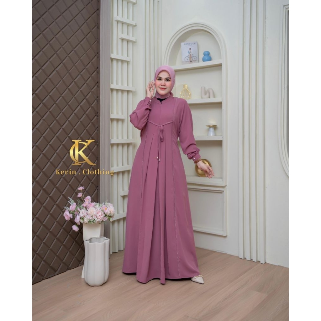 long dress gamis fashion muslim Sabrina Anti UV