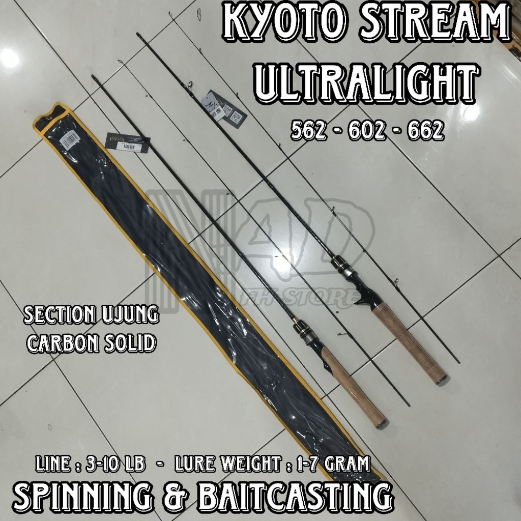 *Joran Kyoto Stream Ultralight Spinning & Baitcasting 562, 602, 662