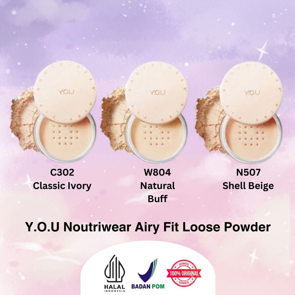 **Halo kosmetik**Y.O.U Noutriwear Airy Fit Loose Powder