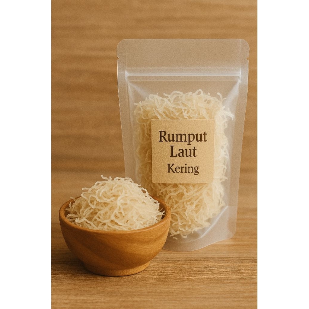 

Rumput Laut Kering Isi 100 Gram Kualitas Premium / Rempah