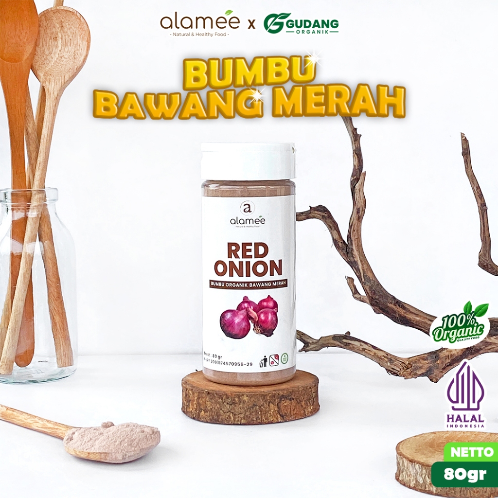 

alamee bumbu organik bawang merah tabur rasa tajam bawang alami segar organik murni cita rasa asli