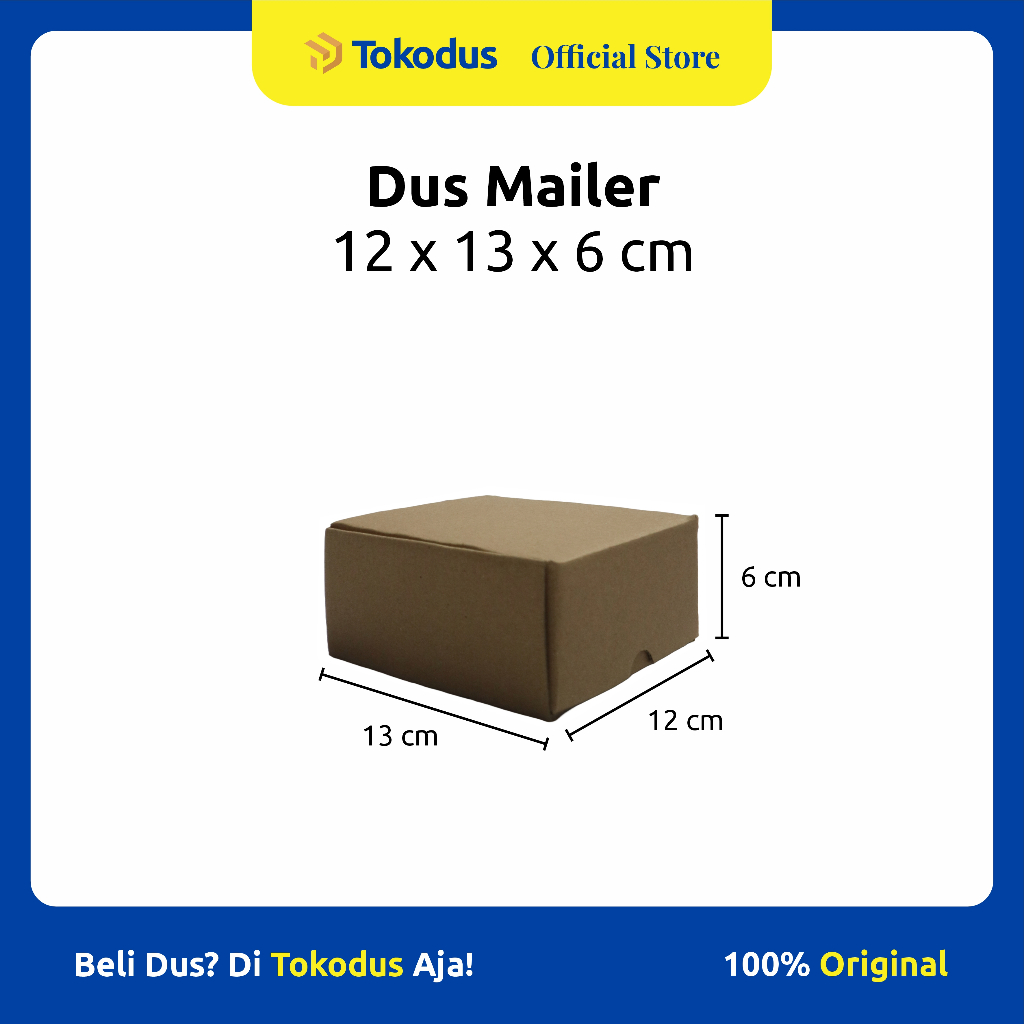 

Kardus Box Dompet | Box Jam | Box Packing | Dus Perhiasan | Dus Parfum uk 12 x 13 x 6 cm - Tokodus Katapang