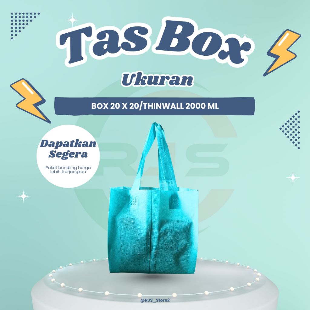 

(Isi 12 pcs) Lusinan Tas Goodiebag Box 20x20 Tas Box Dus Pres Tas Box Nasi Tas Thinwall Tas Box Hajatan Tas Box Khitanan Tas Selamatan Tas Berkat Tas Kotak Tas Spunbond