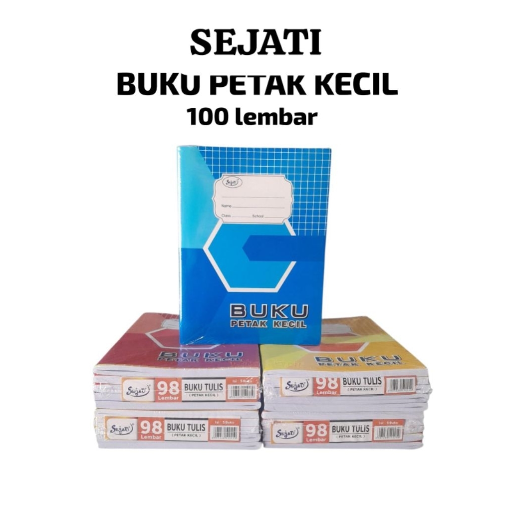 

buku petak kecil isi 100 lembar ** AK