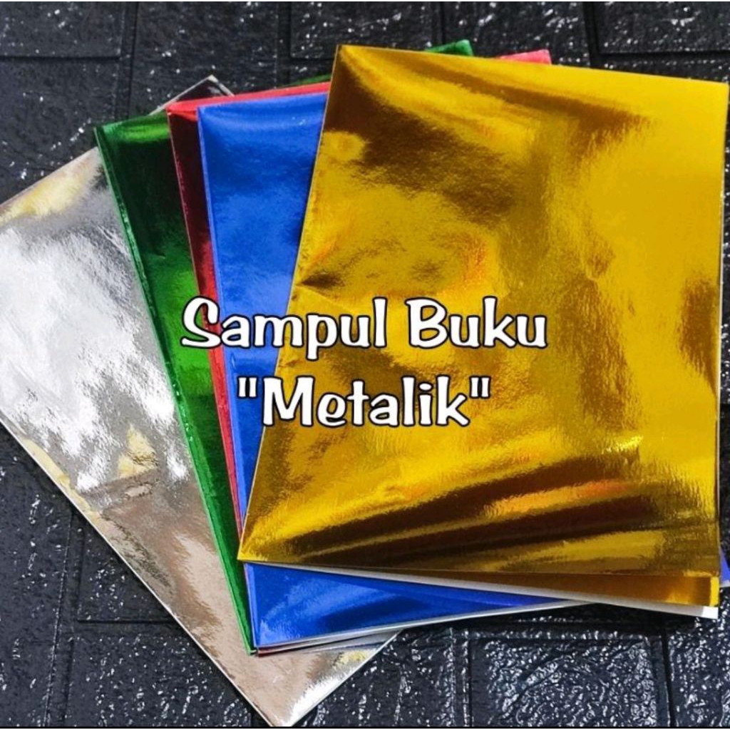 

SAMPUL METALIK untuk Buku Tulis SIDU Kwarto dan CAMPUS Boxy isi 20 lembar