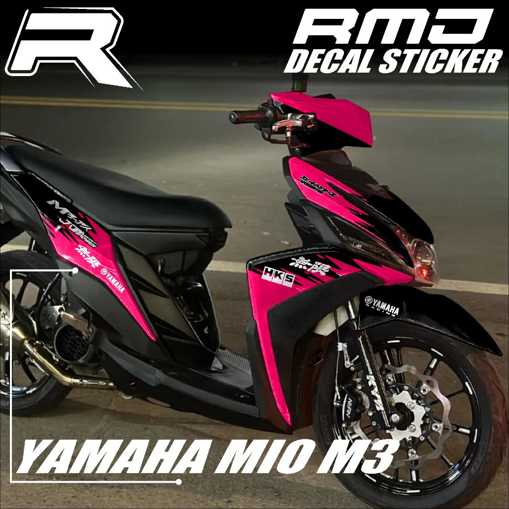 COD Stiker Mio M3 Decal Striping Mio M3 / Mio Z / Mio 125 Dekal Full Body Desain Racing SPEEDHUNTER