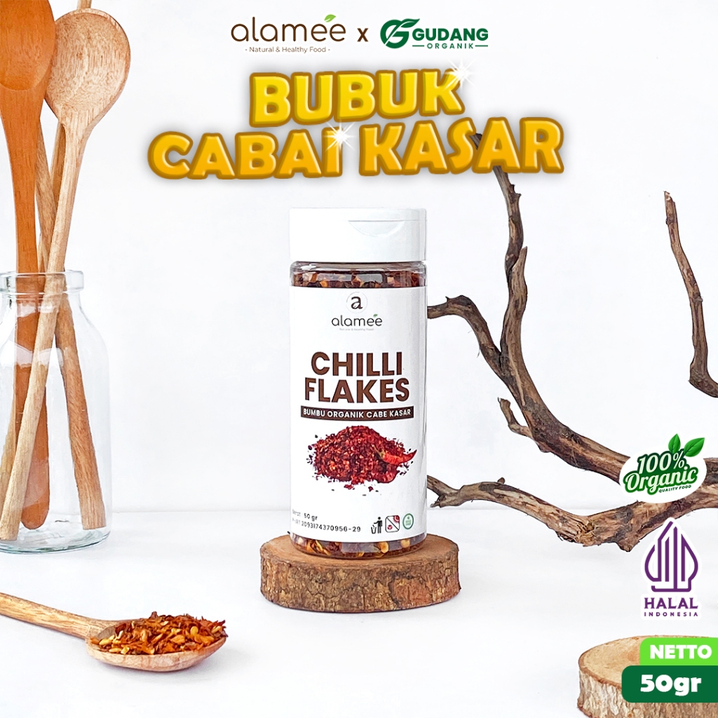 

alamee bumbu organik cabe bubuk halus tabur pedas nikmat rasa konsisten cita rasa otentik lokal