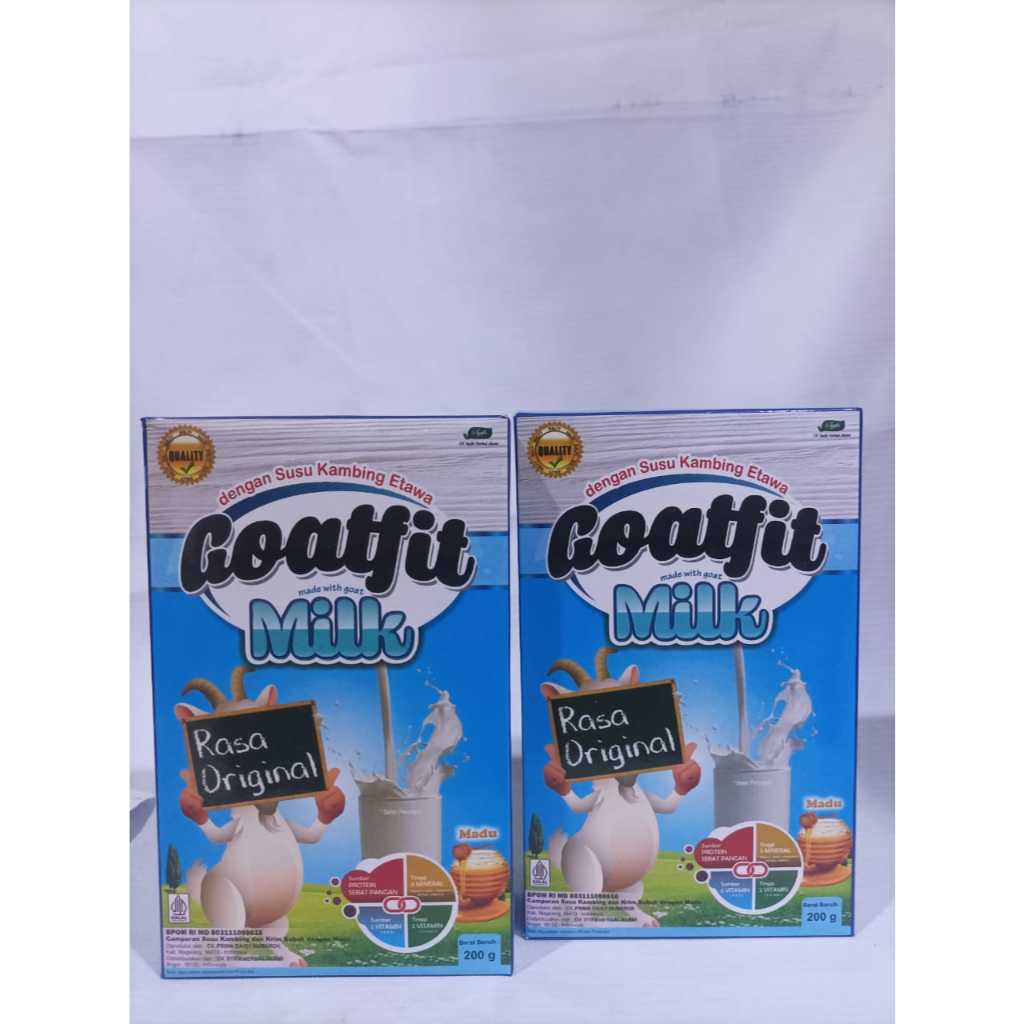 

SUSU KAMBING ETAWA GOATFIT MILK ETAWA ASLI ORIGINAL 200gr