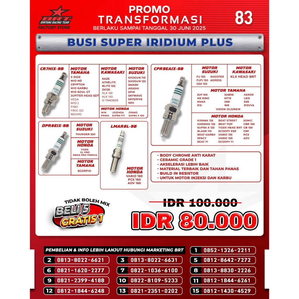 BUSI IRIDIUM BRT