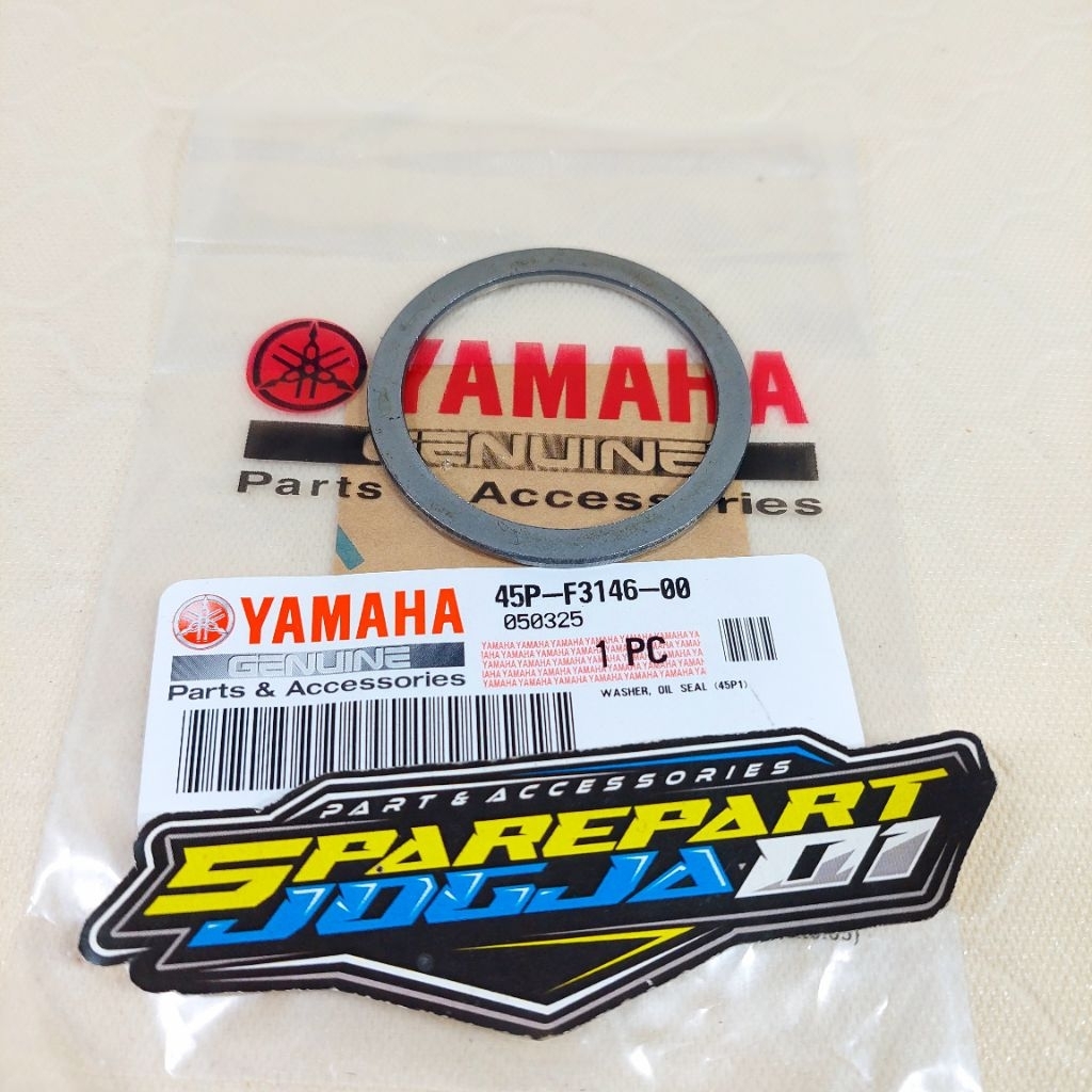 Washer Oil Seal Ring Shock Shok Sok Depan Byson Karbu Fi ORIGINAL YGP ASLI ORIGINAL YAMAHA 45P-F3146