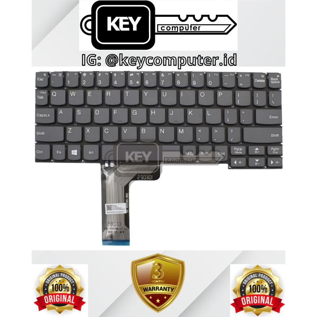 Keyboard Original Lenovo Ideapad D330 D330-10IGM (Black)