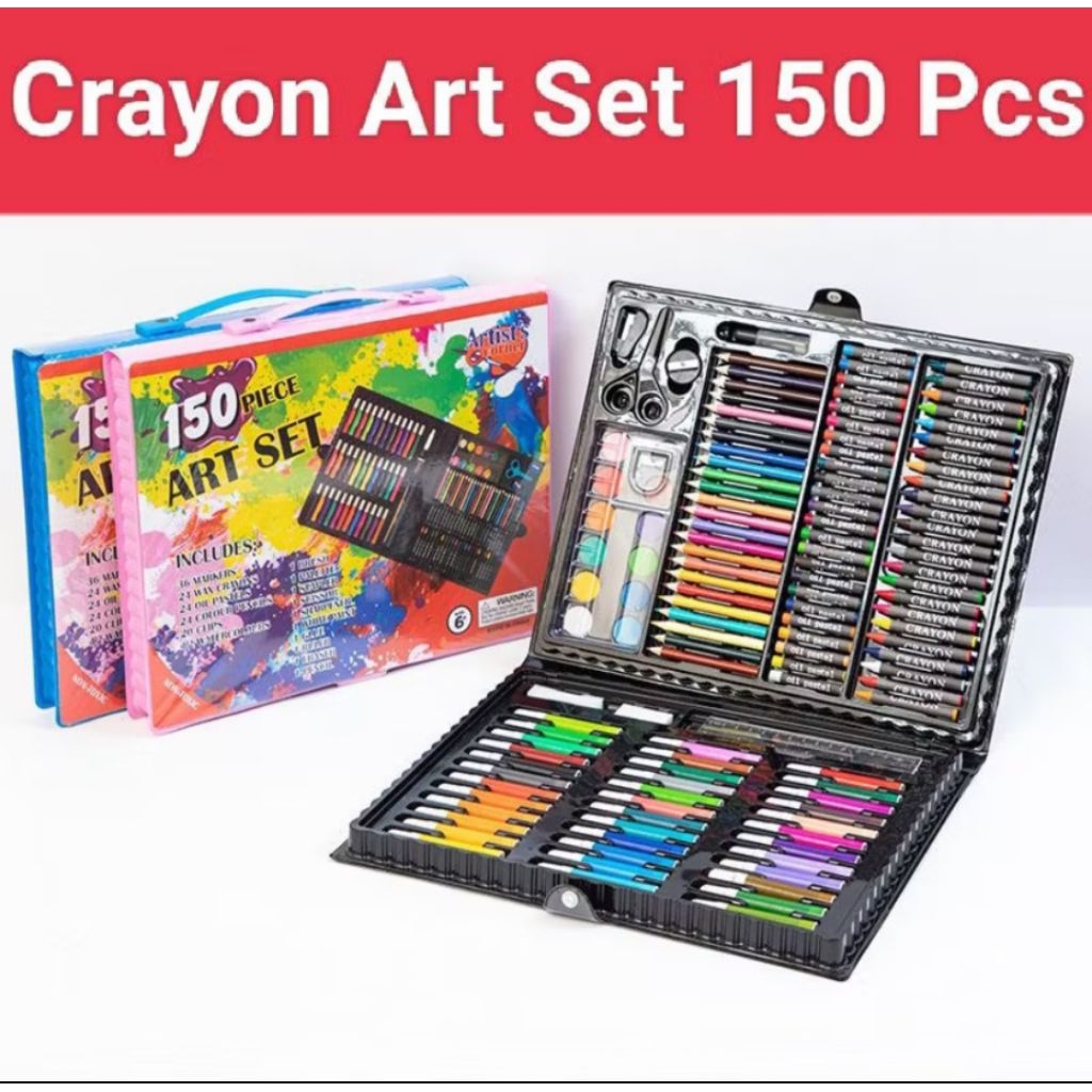 

CRAYON SET ANAK – PILIHAN ISI 42 / 68 / 86 / 150 / 208 PCS | LENGKAP & PRAKTIS DALAM KOPER