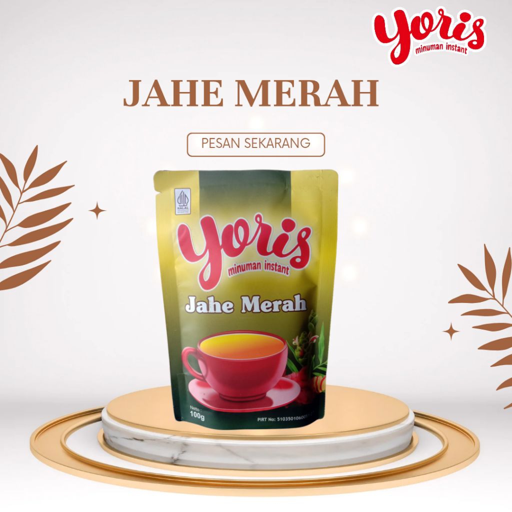 

Minuman instant yoris jahe merah