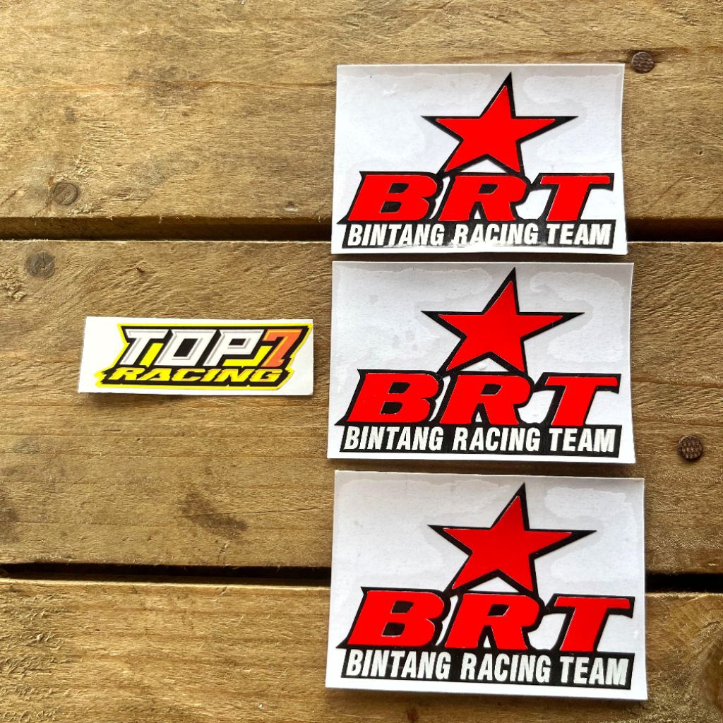 STICKER BRT RACING STIKER BRT RACING ORIGINAL