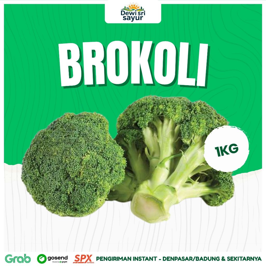 

Brokoli 1kg – Dewi Sri Sayur