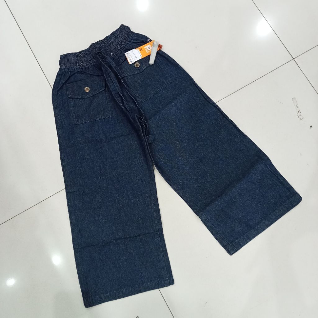 Kulot Jeans Anak Cewek/Celana Kulot Anak Kekinian